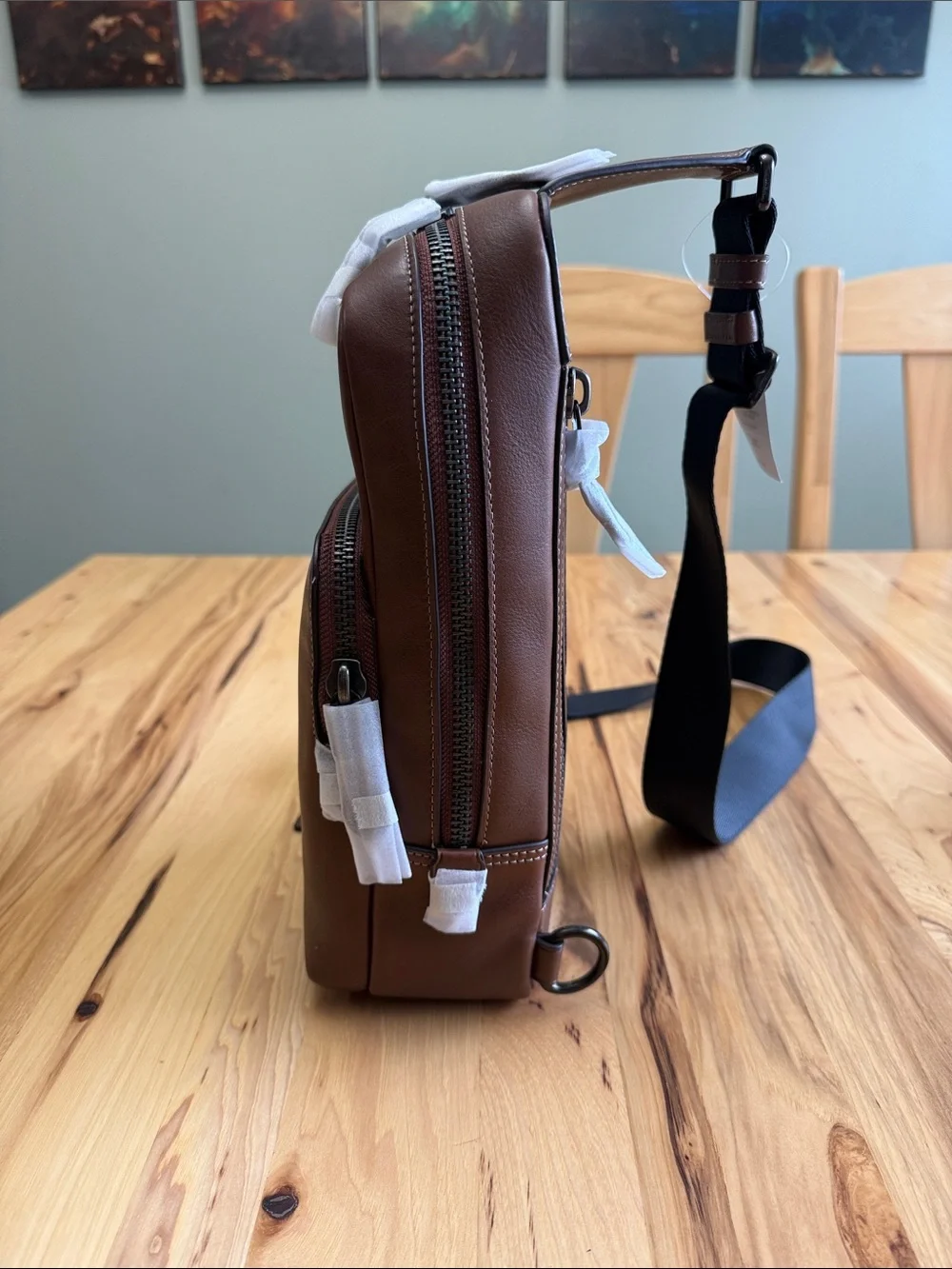 NWT Coach Gotham Pack (Dark Saddle)